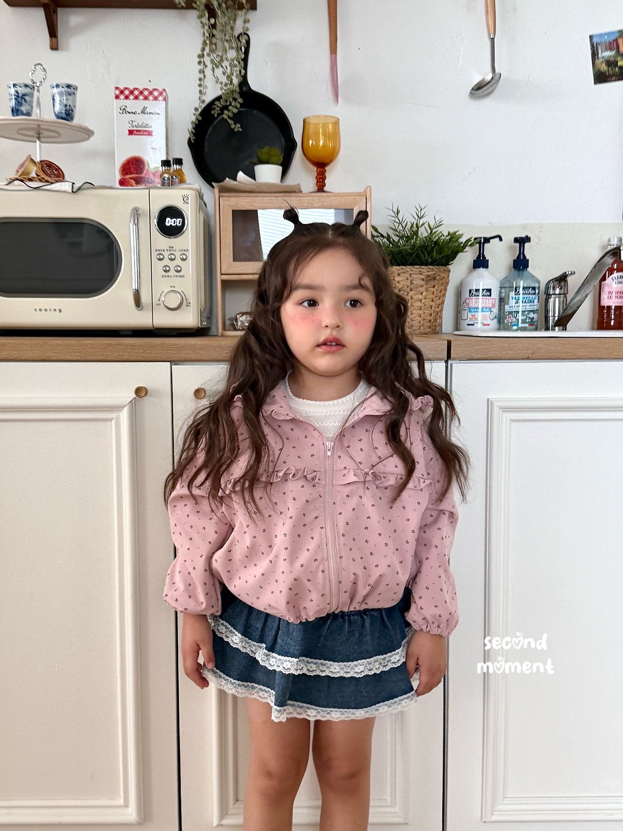 ［second moment］Garden frill jumper