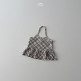 ［LINDO］Check halter tops
