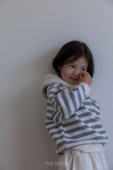 ［The beige］Stripe mtm