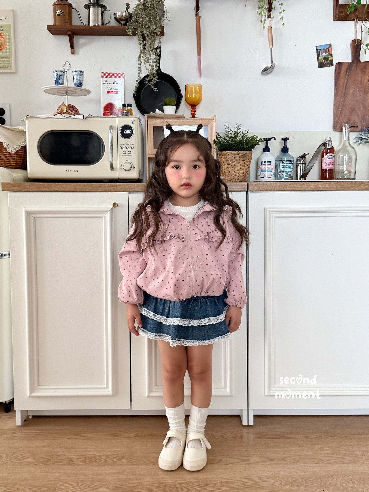 ［second moment］Garden frill jumper