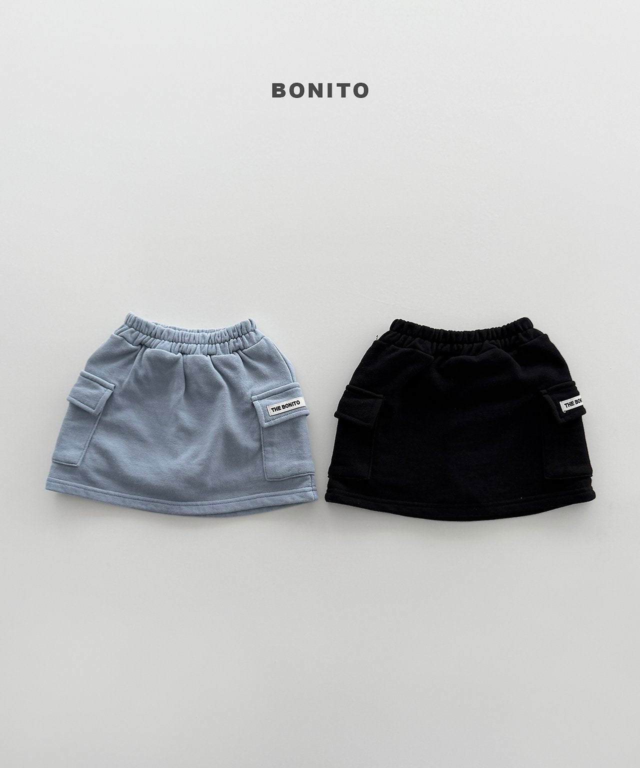 ［Bonito］Sweat cargo skirt