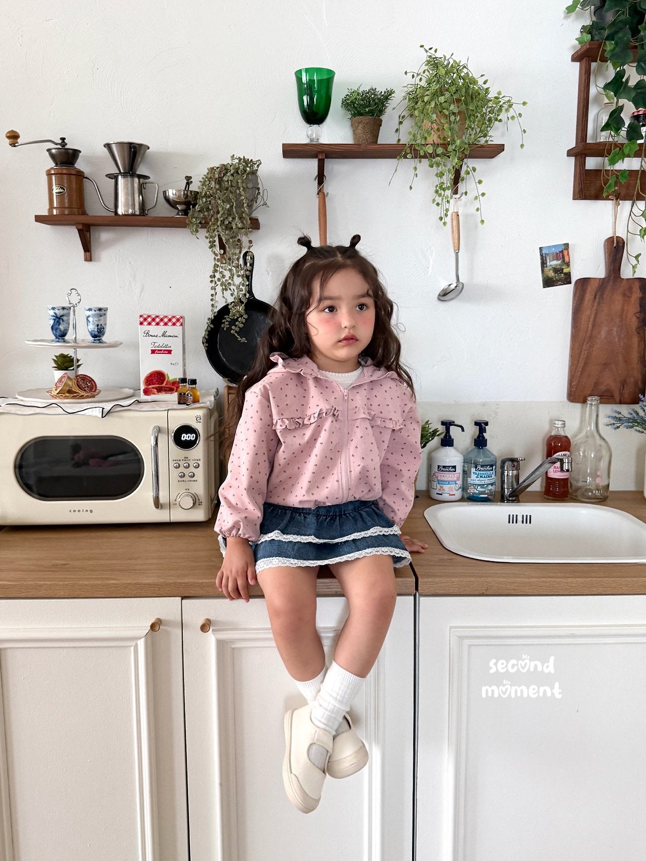 ［second moment］Garden frill jumper