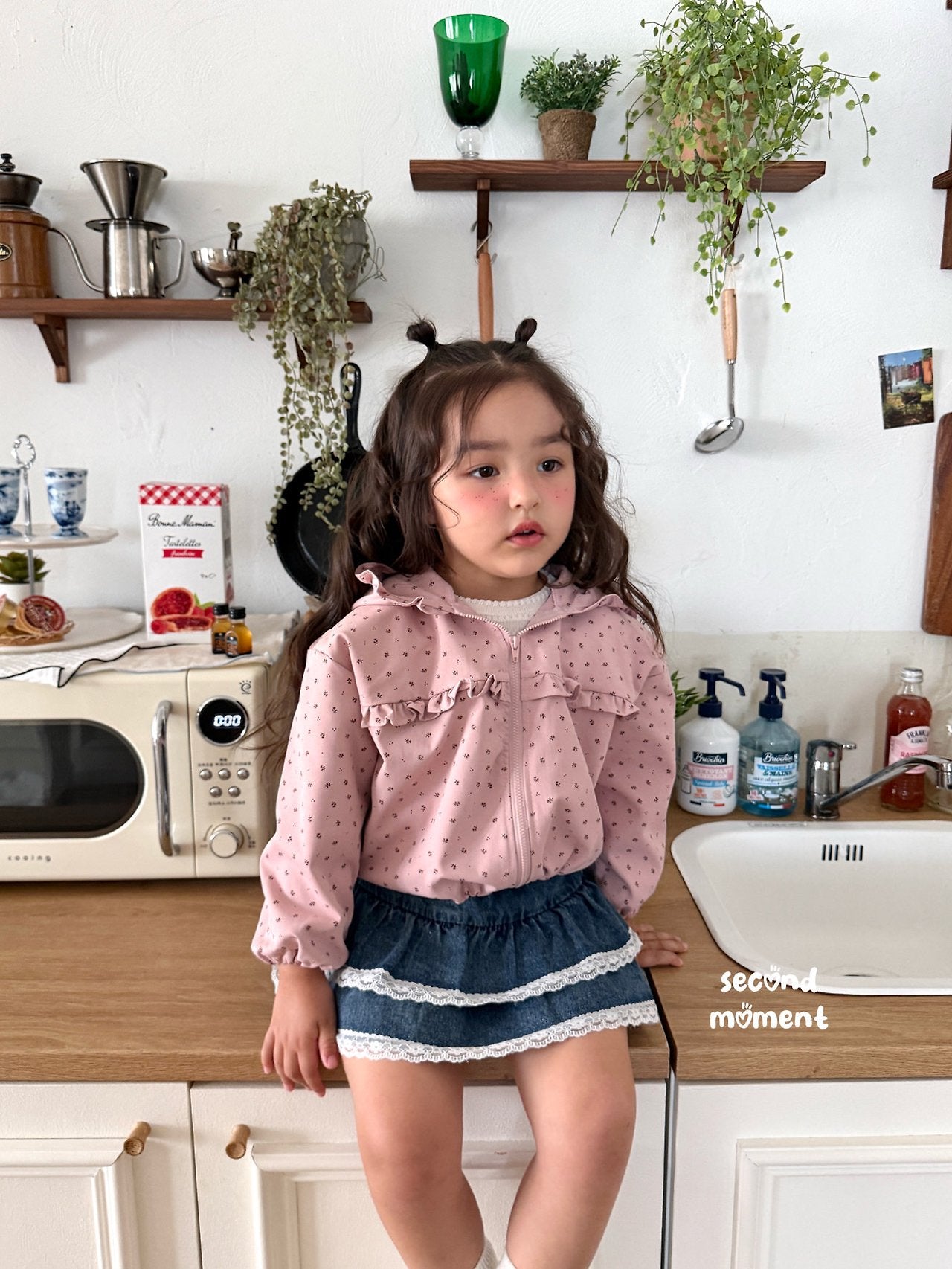 ［second moment］Garden frill jumper