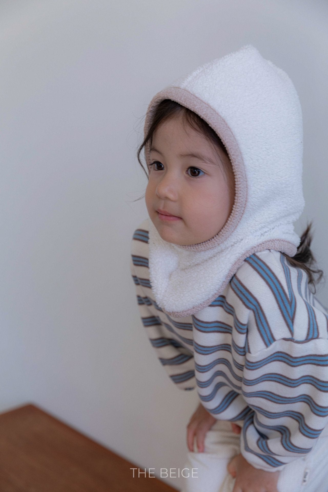 ［The beige］Stripe mtm