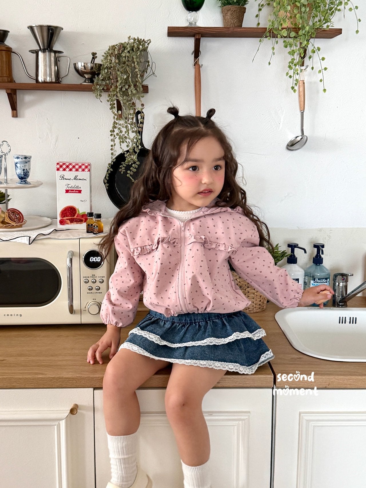 ［second moment］Garden frill jumper