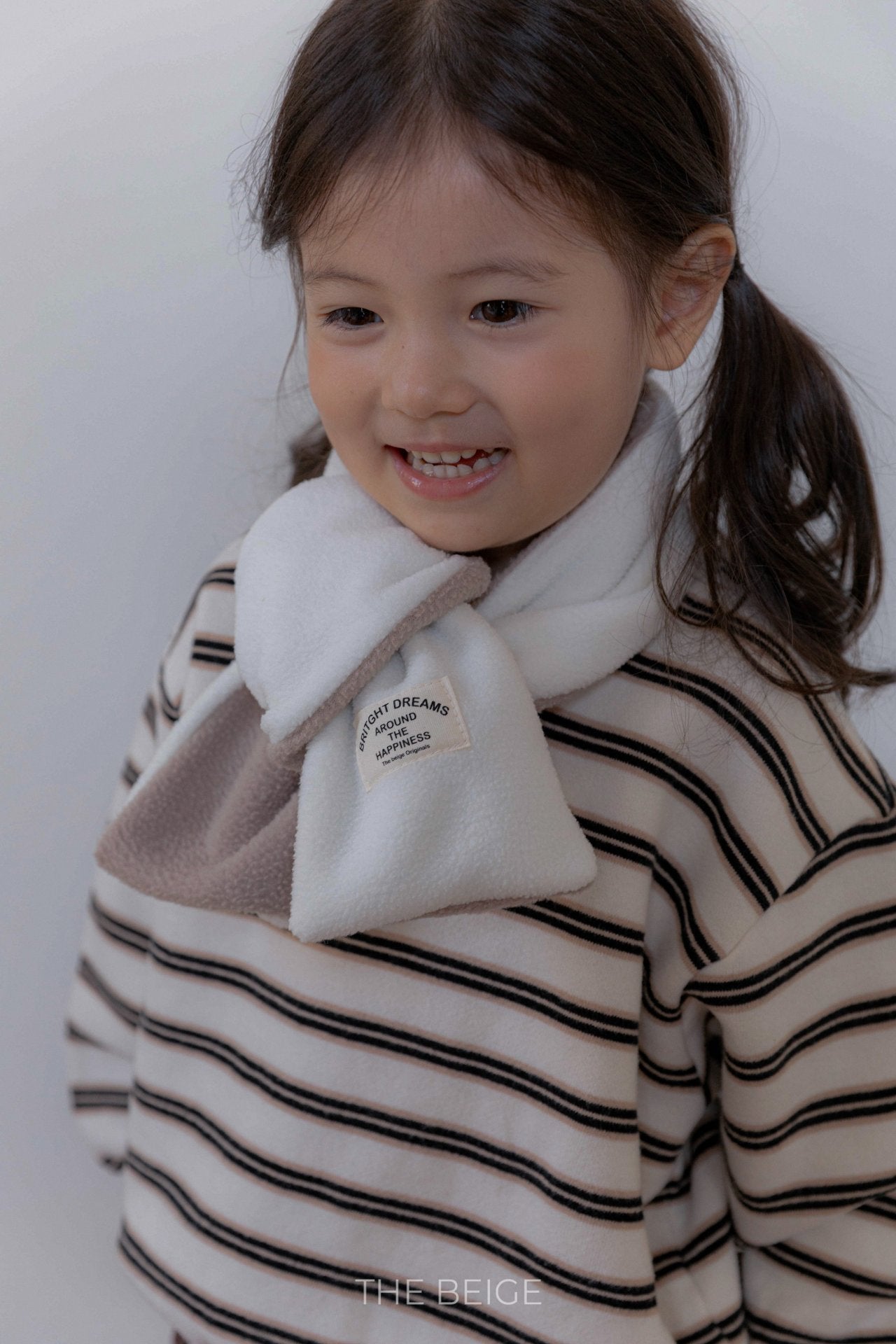 ［The beige］Stripe mtm