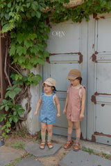 ［OREN］Camellia short overalls