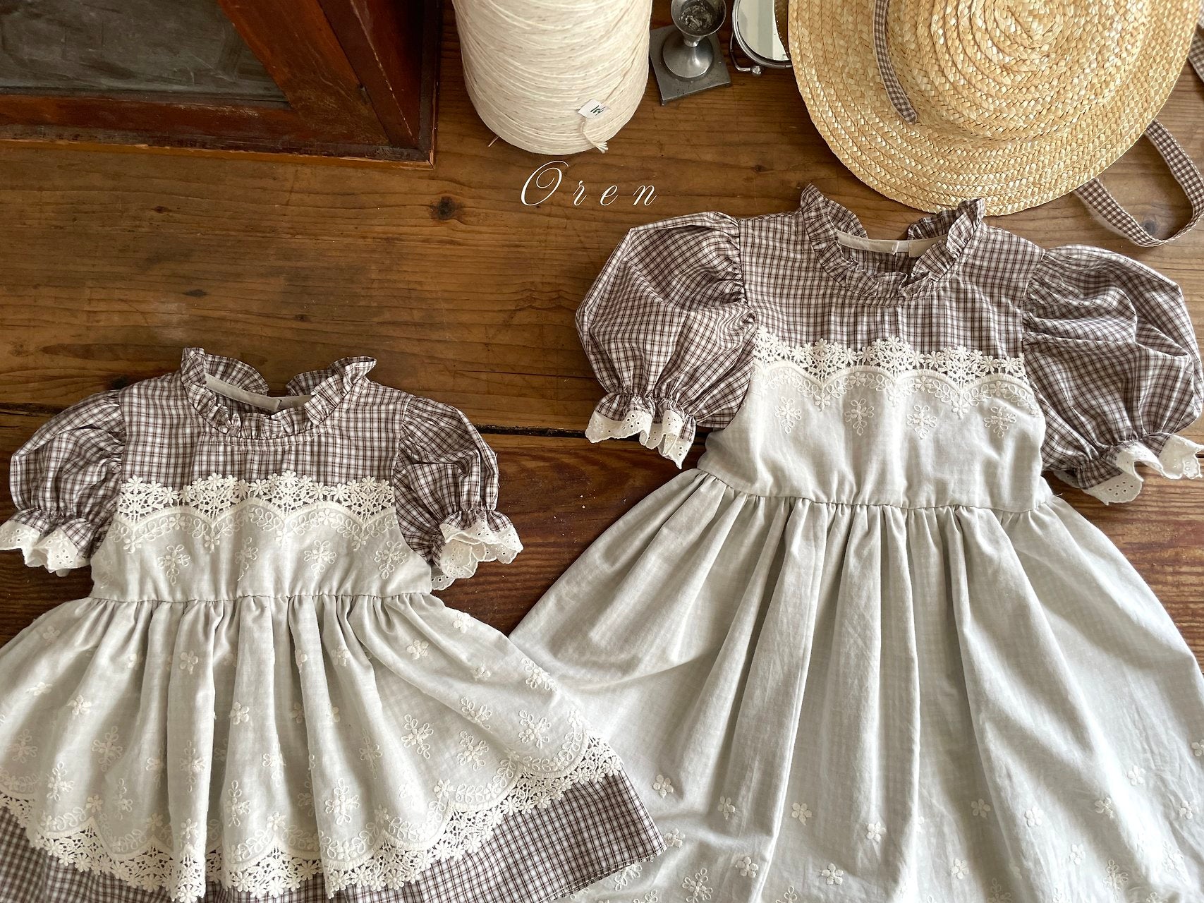 ［OREN］Zegna apron rompers