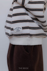 ［The beige］Stripe mtm