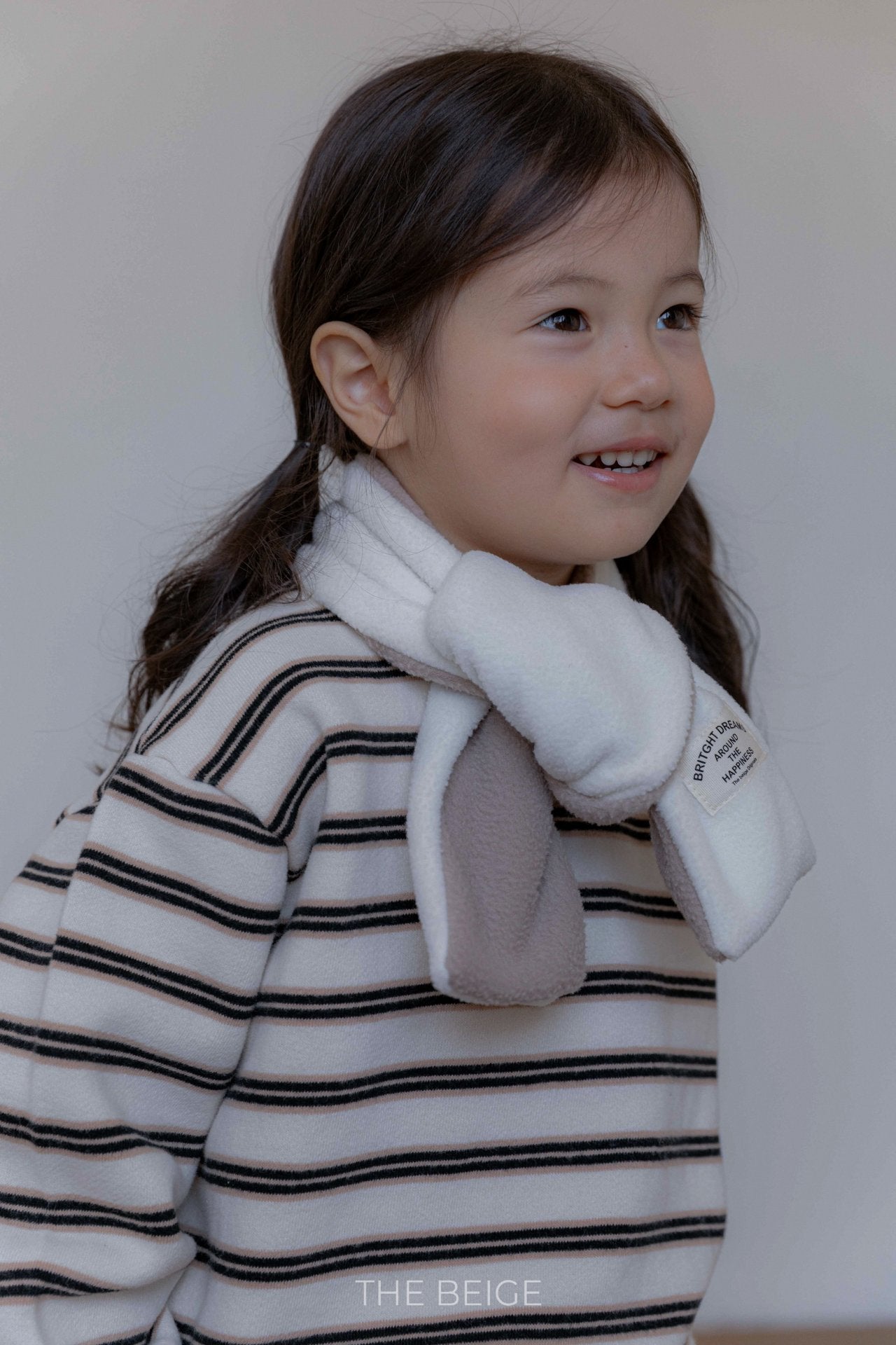 ［The beige］Stripe mtm