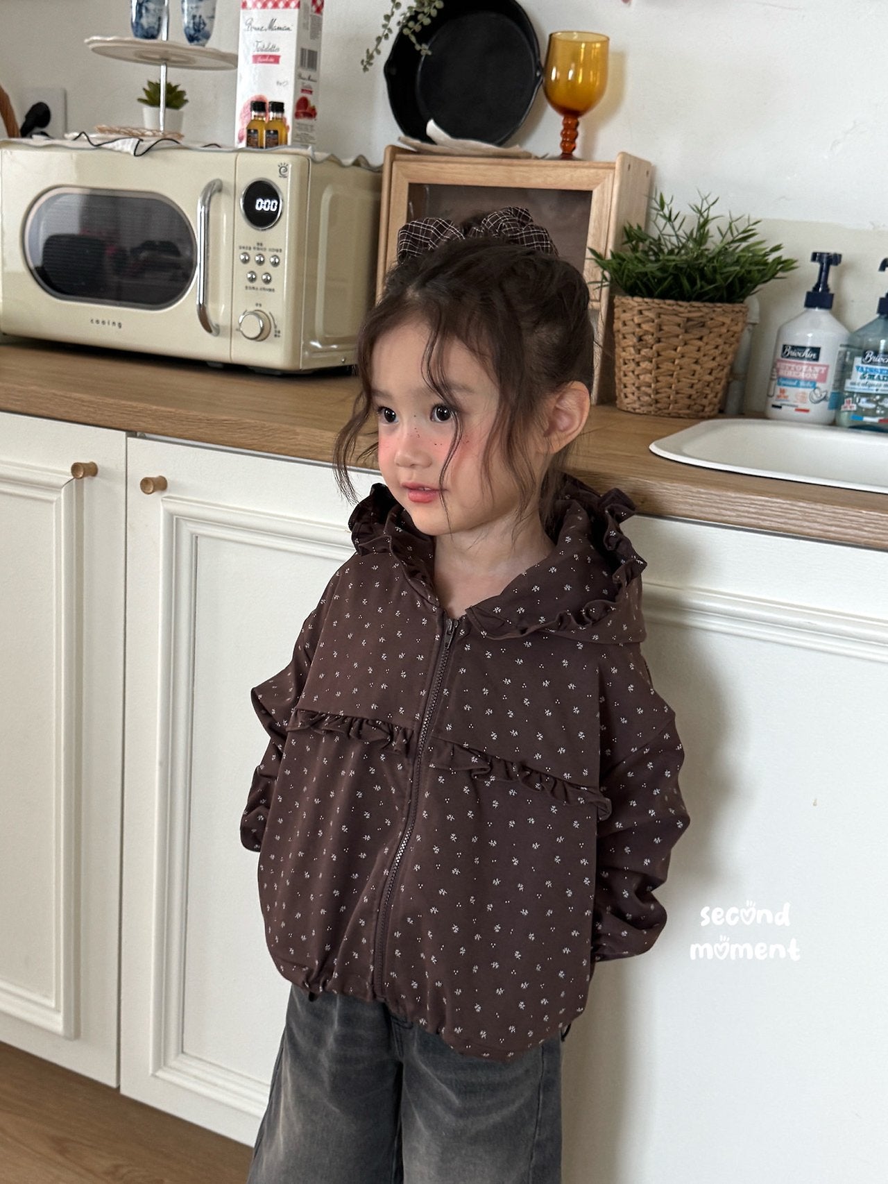 ［second moment］Garden frill jumper