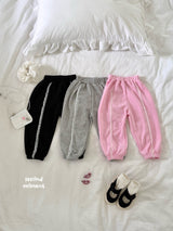 ［second moment］Lace jpgger pants