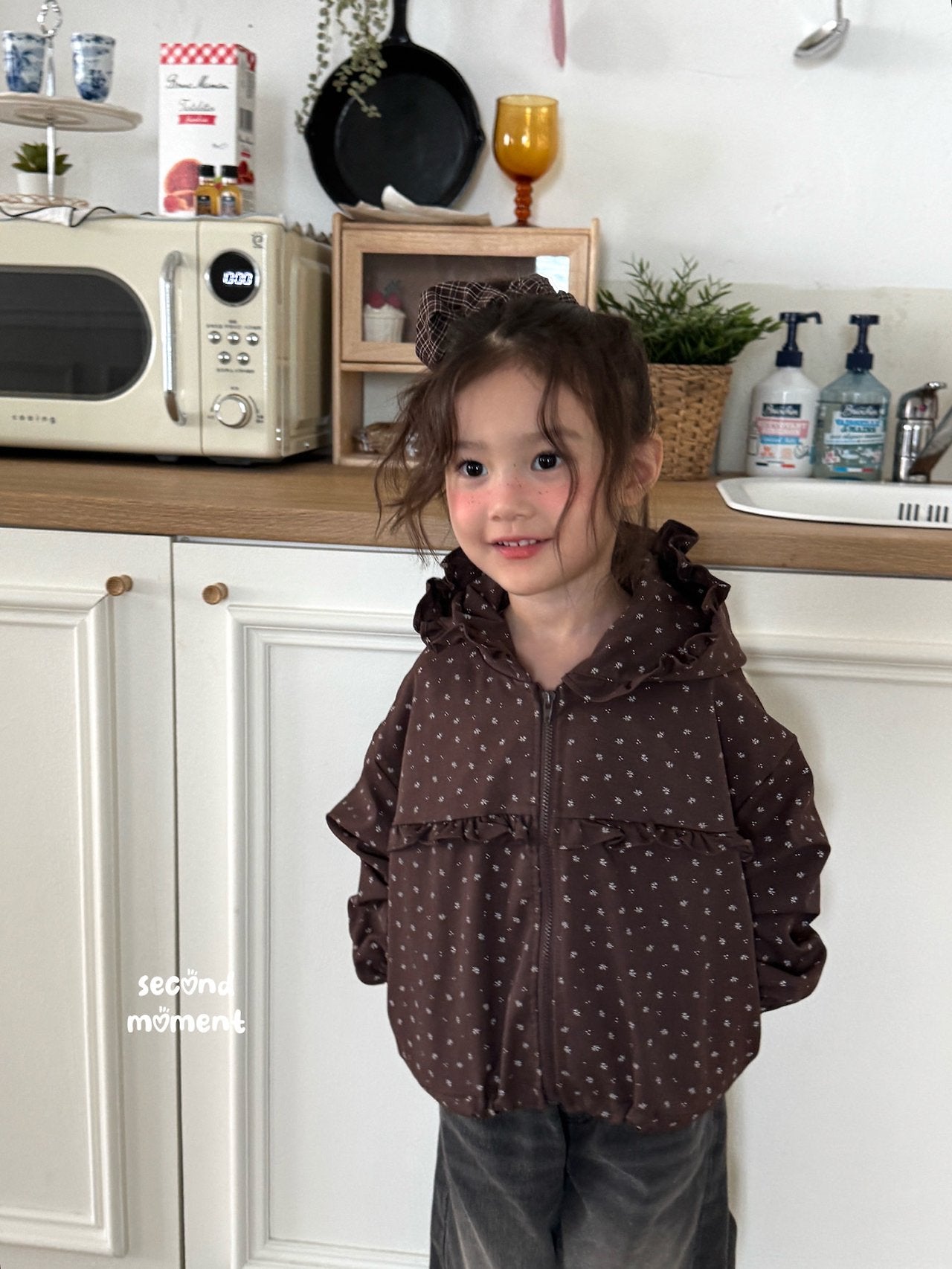 ［second moment］Garden frill jumper