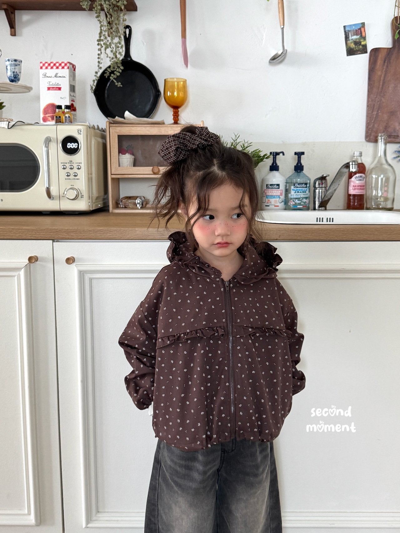 ［second moment］Garden frill jumper