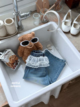 ［second moment］Love tutu denim pants