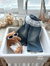 ［second moment］Love tutu denim pants