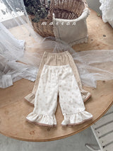 ［marron］Lala frill pants