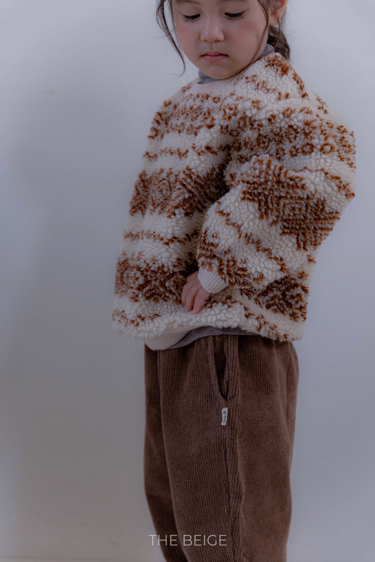 ［The beige］Snow boa mtm