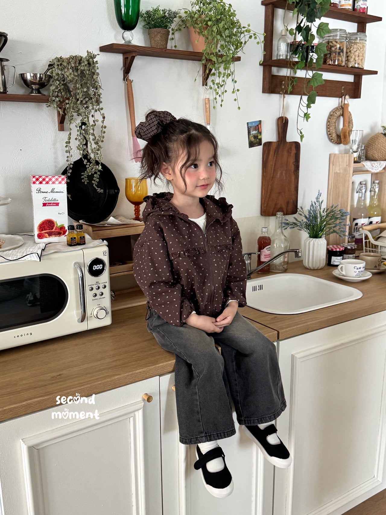 ［second moment］Garden frill jumper