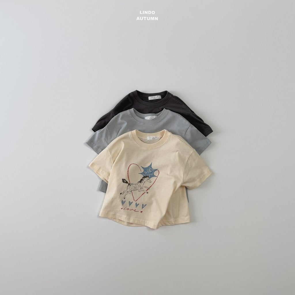 ［LINDO］Sketch short sleeve tee