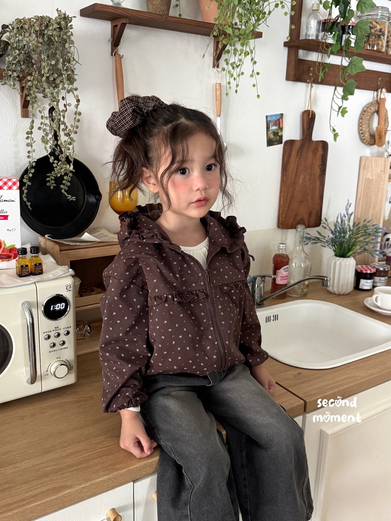 ［second moment］Garden frill jumper