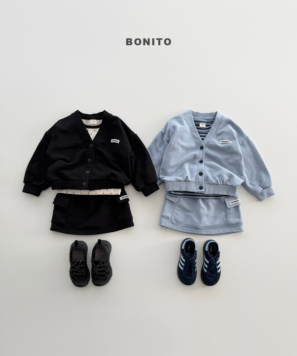 ［Bonito］Cotton V neck cardigan