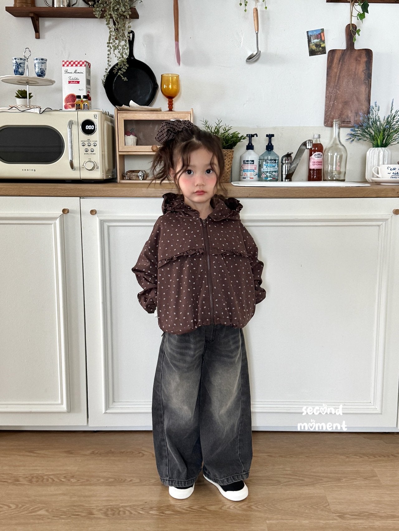 ［second moment］Garden frill jumper