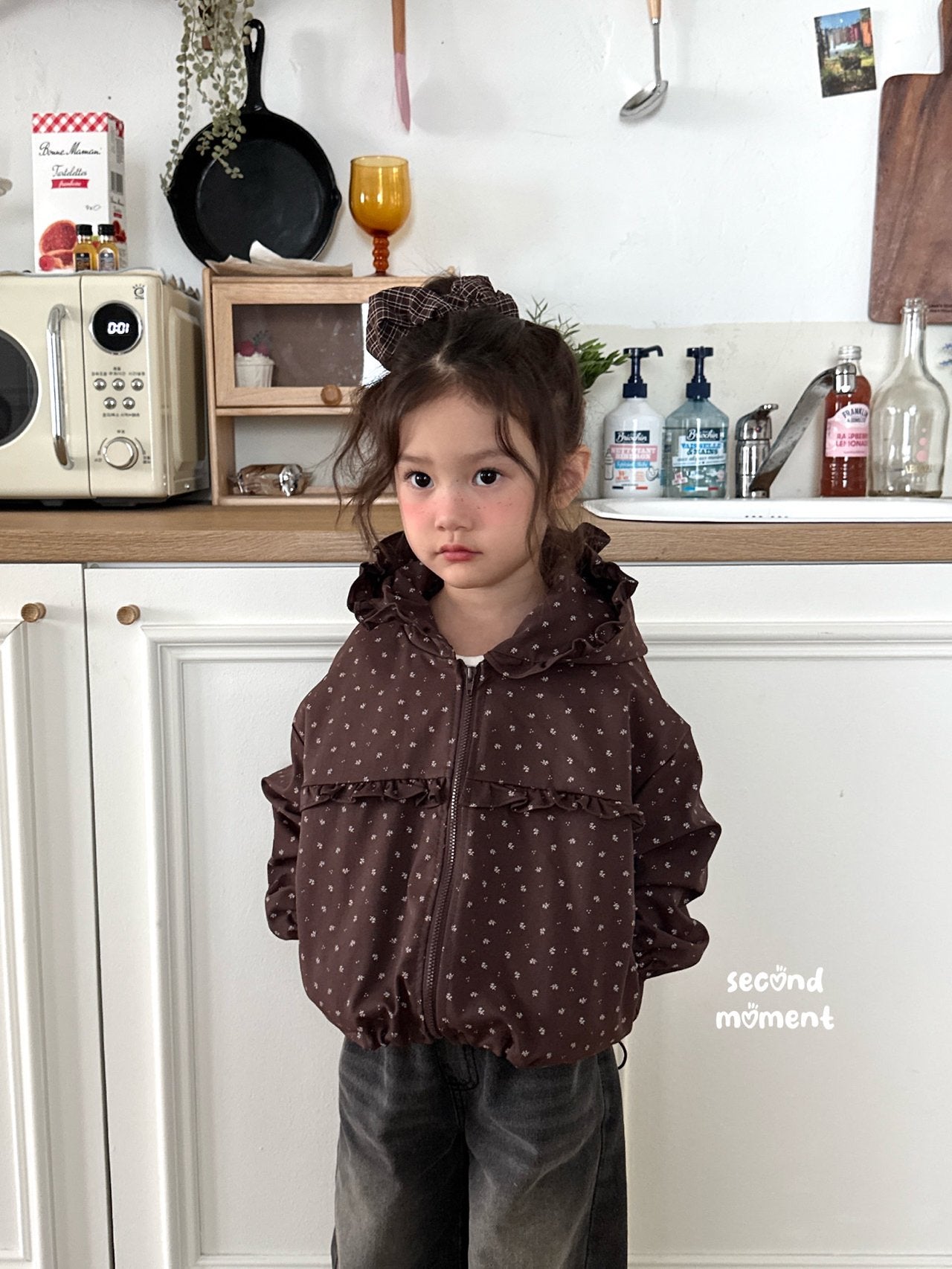 ［second moment］Garden frill jumper