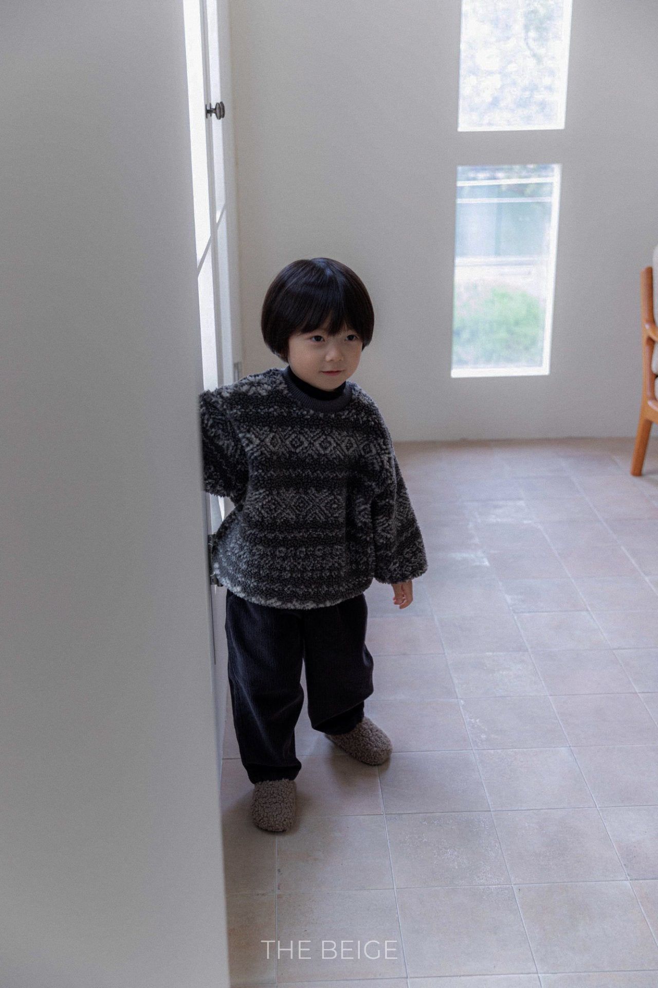 ［The beige］Snow boa mtm