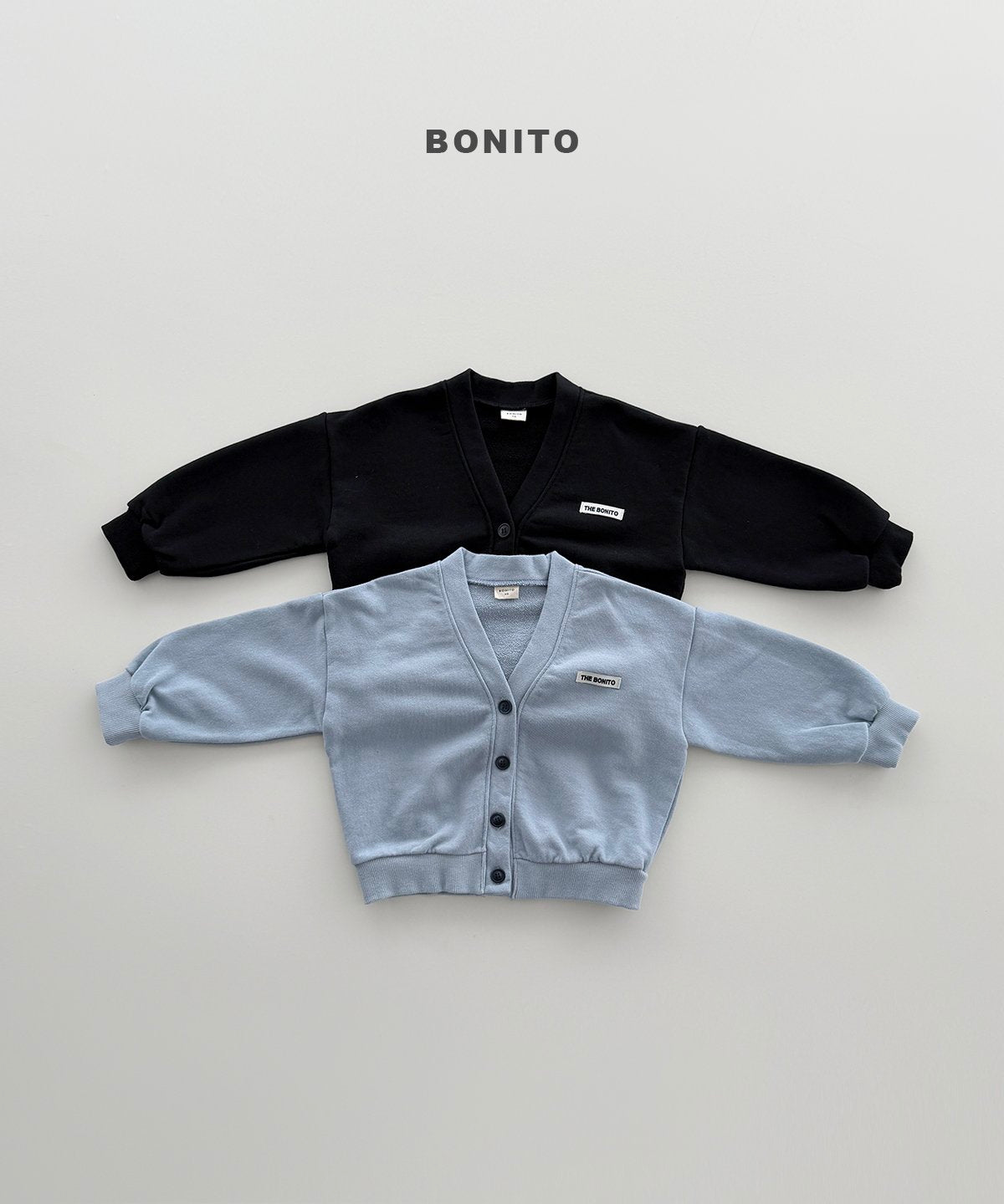 ［Bonito］Cotton V neck cardigan