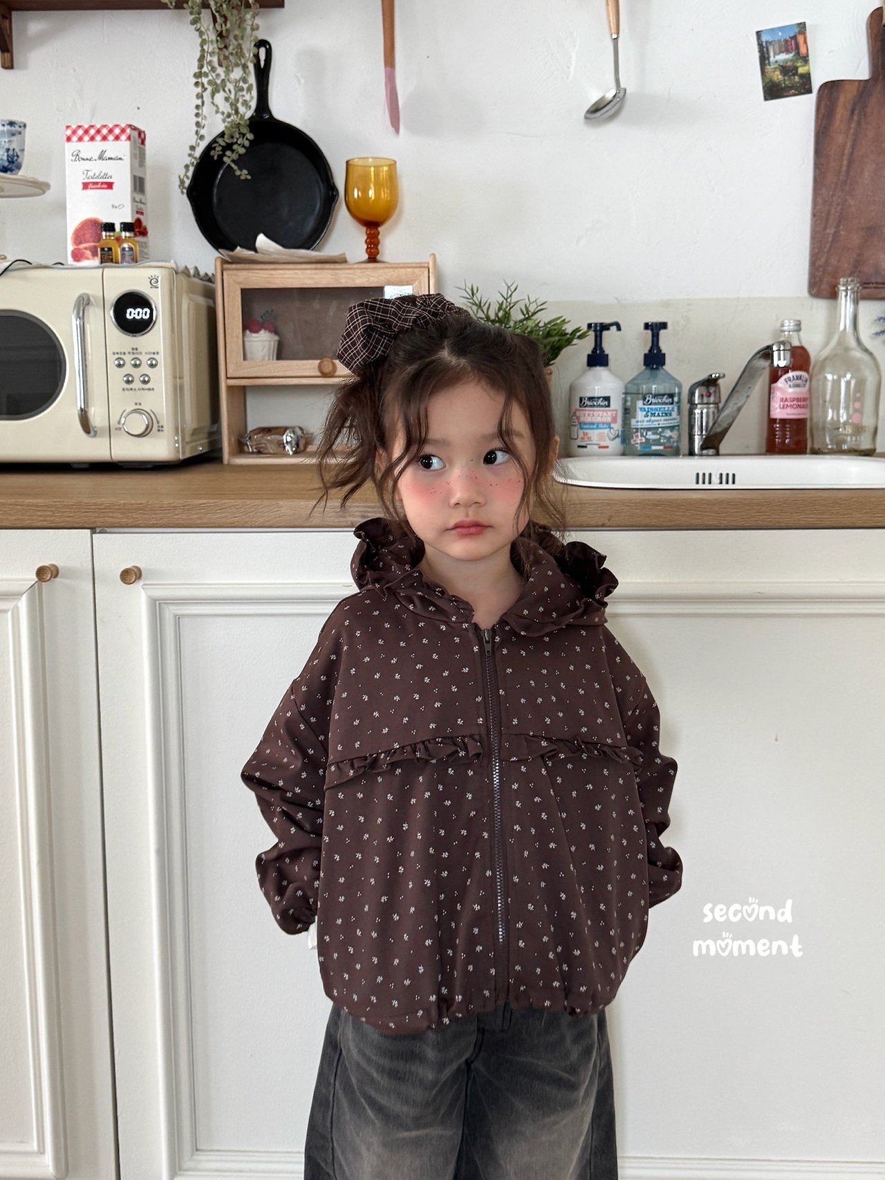 ［second moment］Garden frill jumper