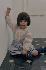 ［The beige］Shirring Blouse