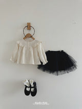 ［aladin］Wing shirring blouse