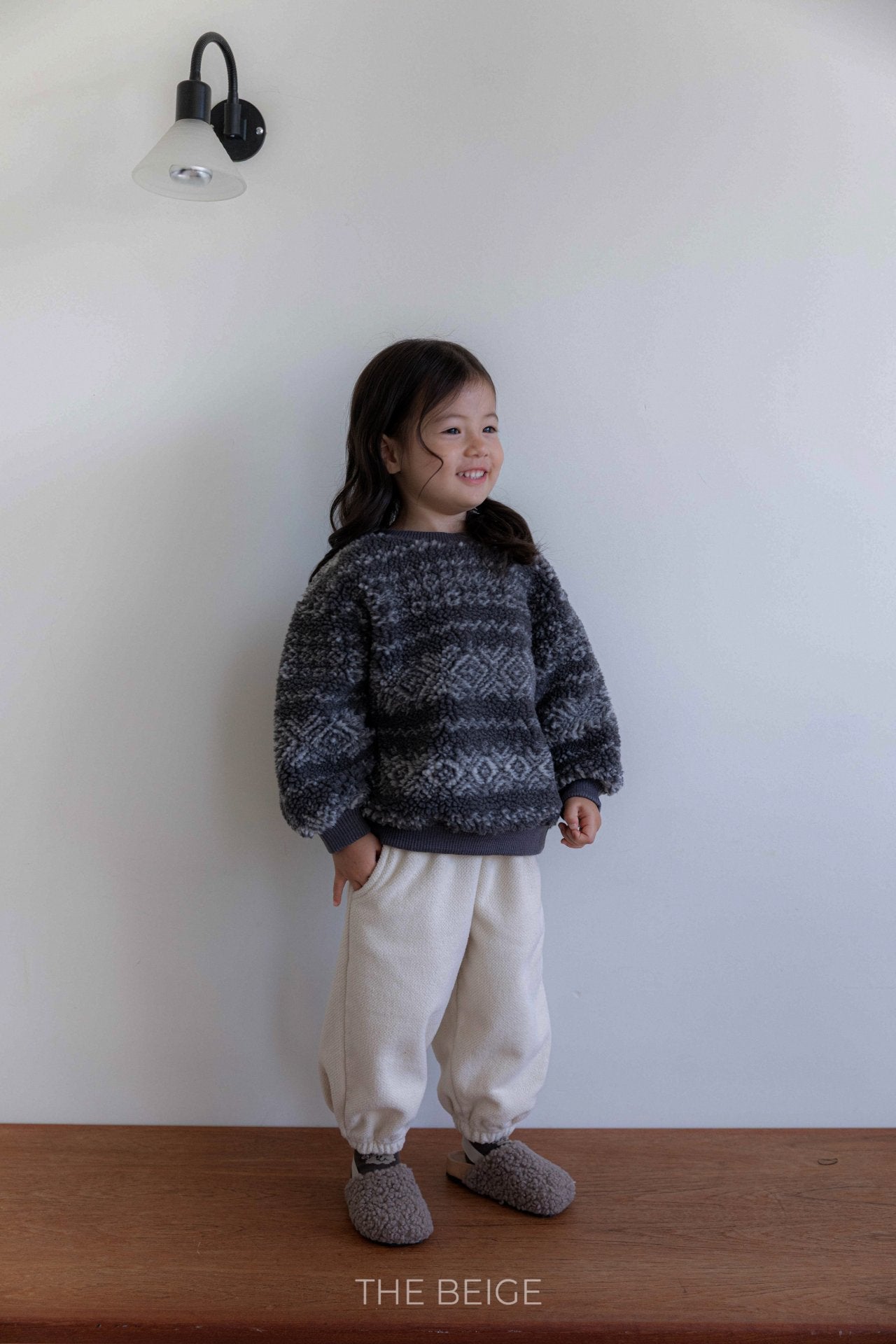 ［The beige］Snow boa mtm