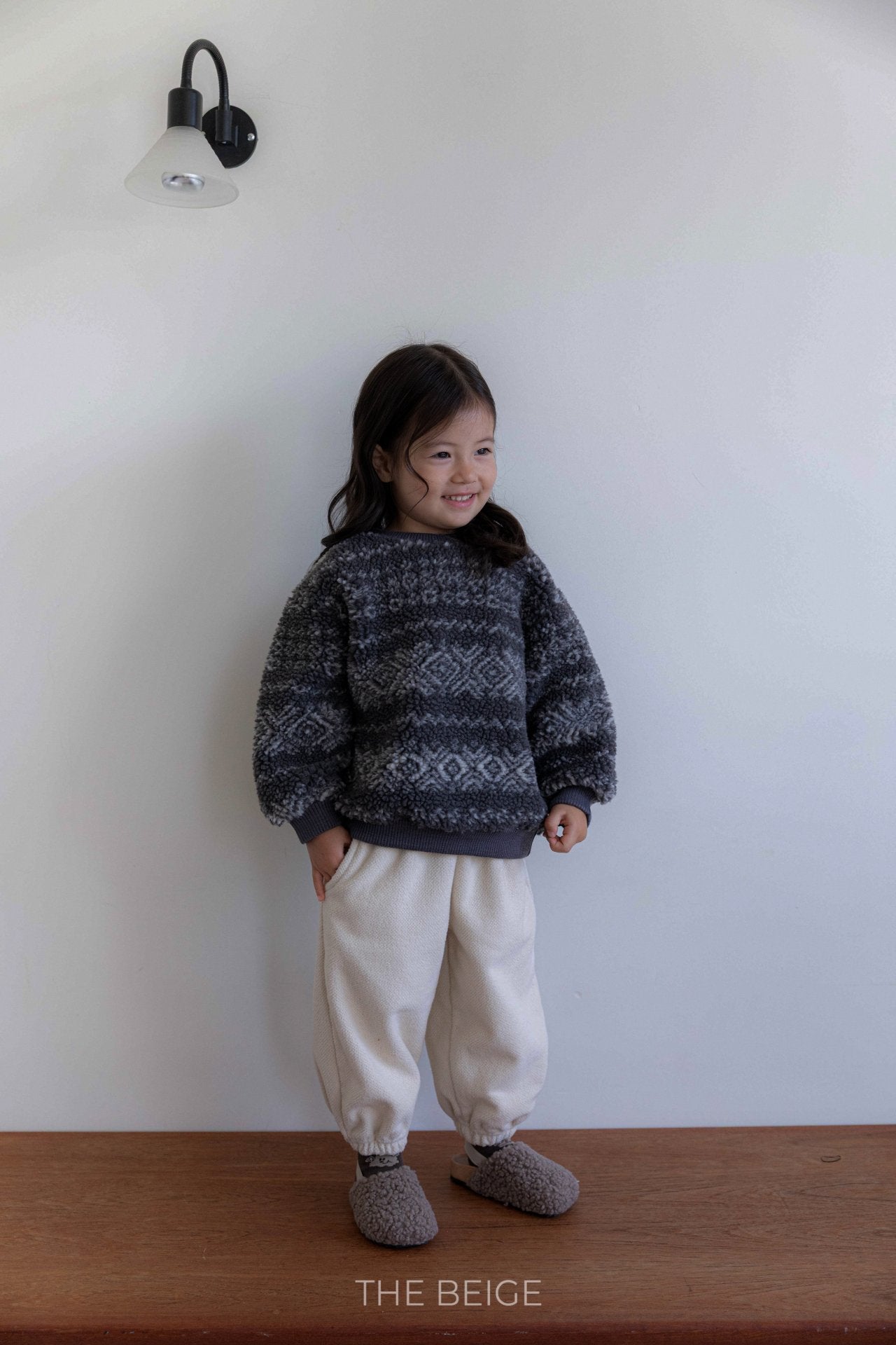 ［The beige］Snow boa mtm