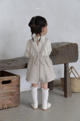 ［bebenine］Rococo Suspender Pants