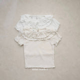 ［mimi market］Double collar frill tops