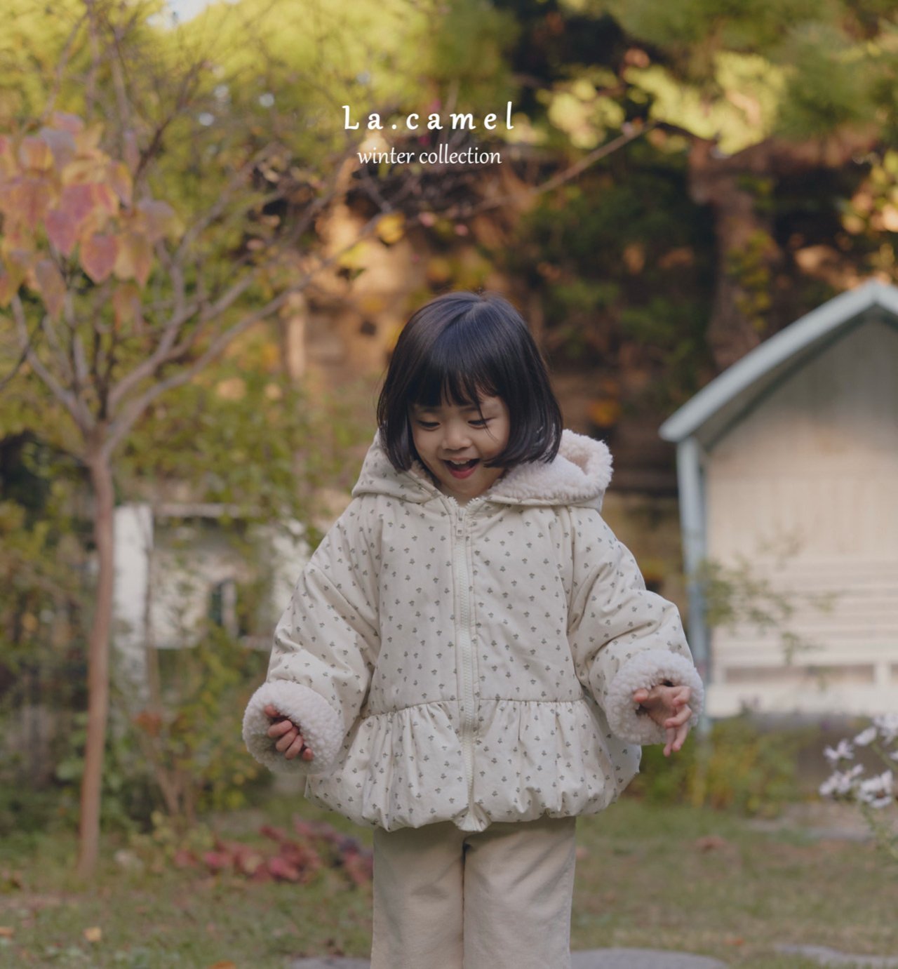 ［La.camel］Ellie padding jacket