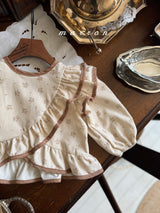 ［marron］Lala frill blouse
