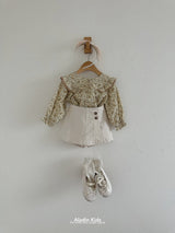 ［aladin］Wing shirring blouse