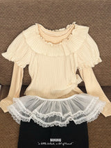 ［BANANAJ］Bonbon puff tops