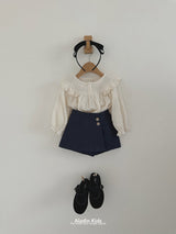 ［aladin］Wing shirring blouse