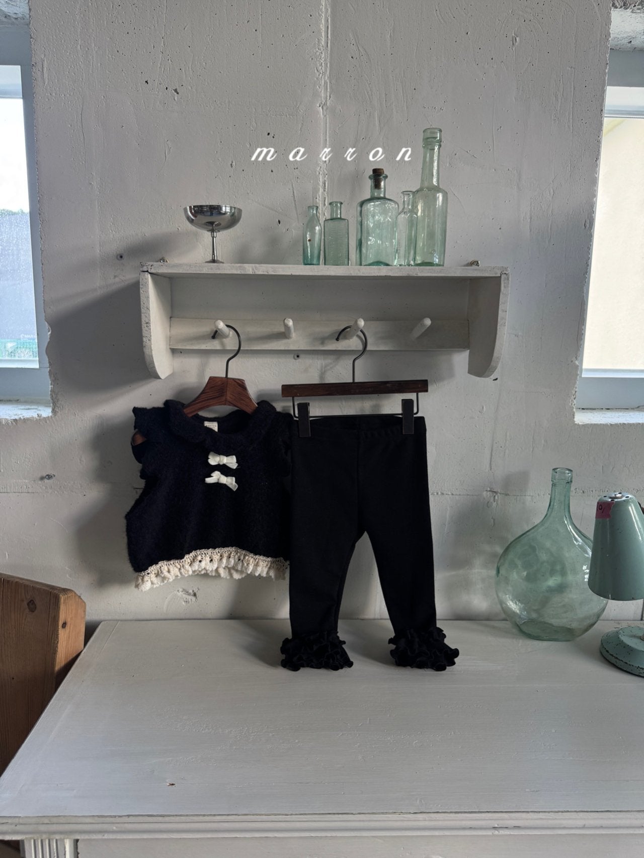 ［marron］Frill leggings