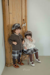 ［OREN］Brunel check bloomer skirt