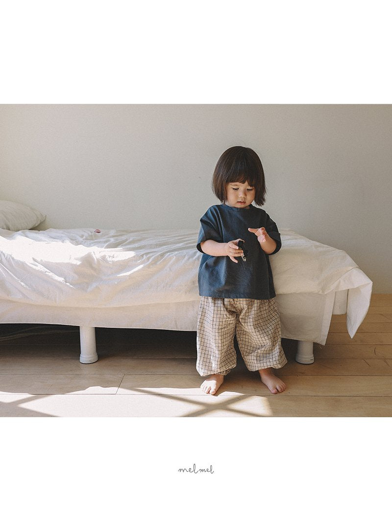 ［melmel］Check pants