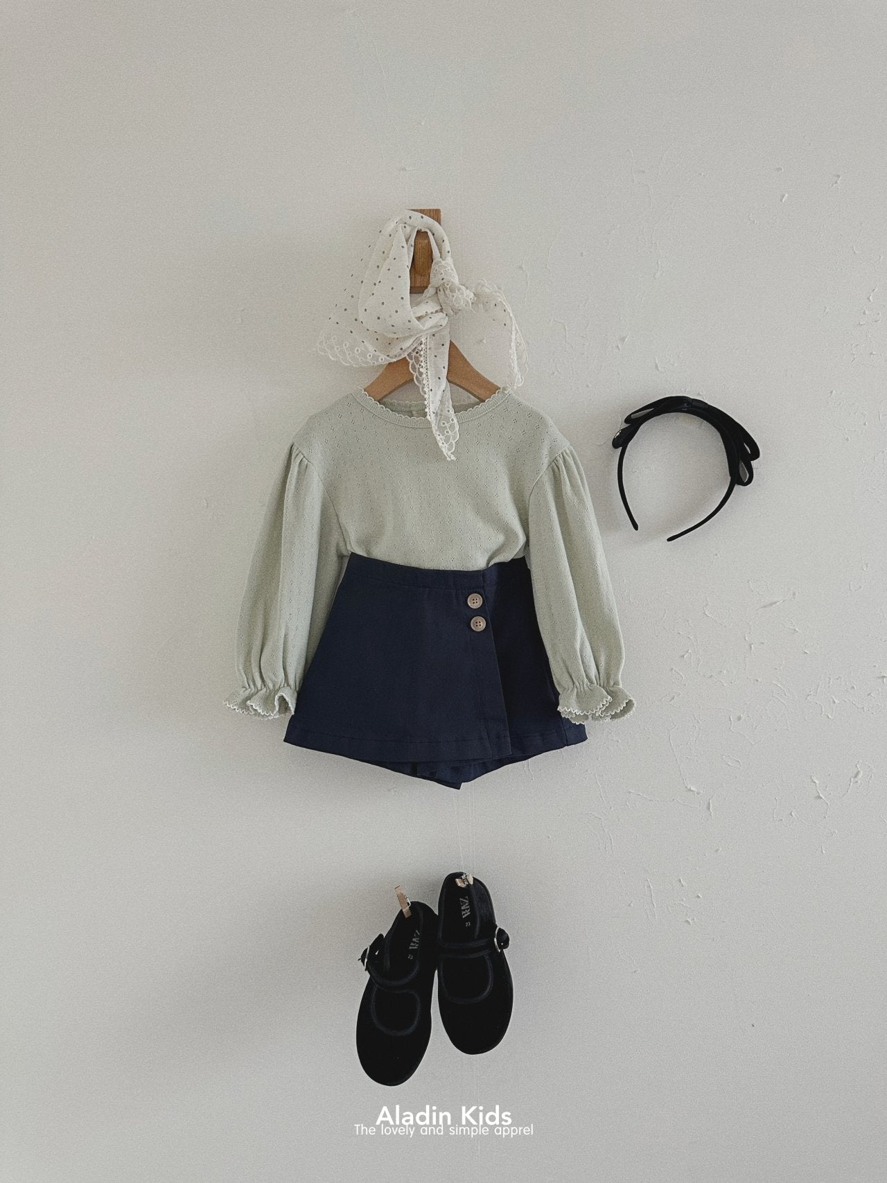［aladin］Pico lace eyelet tops
