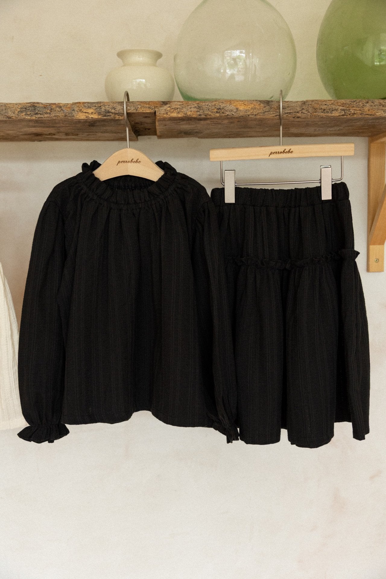 ［perrobebe］Verda skirt set up