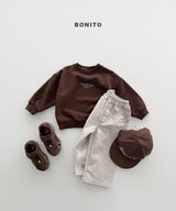 ［Bonito］Stitch cotton pants