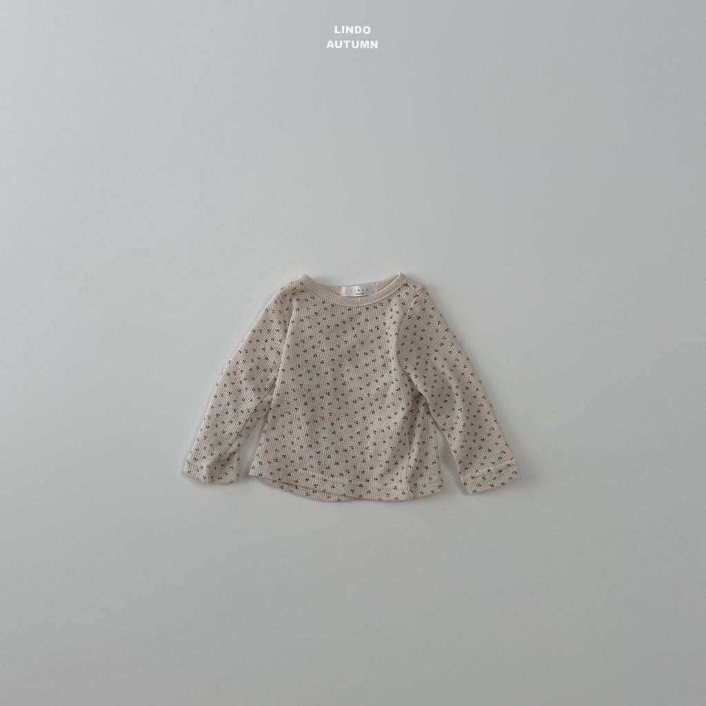 ［LINDO］Dipping flower tee