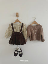 ［aladin］Pleats suspender skirt